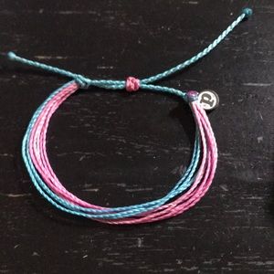 Pura Vida Pink and Turquoise bracelet